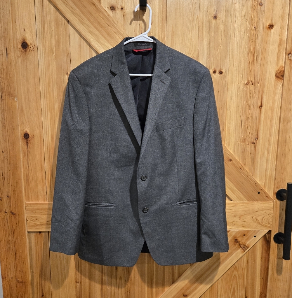 Chaps Mens Charcoal Grey Blazer Size 44r Sports Coat